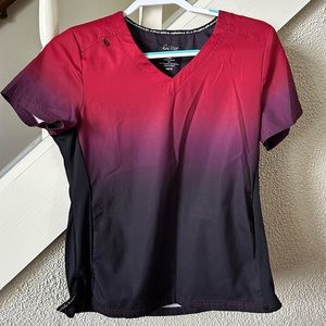 Unisex scrub top - size small